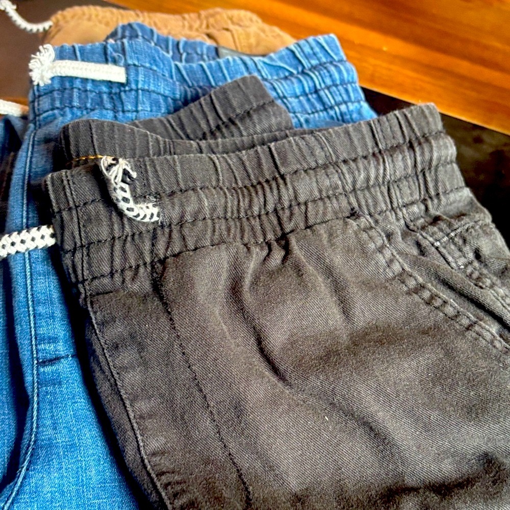 Stylish Kids Black,Tan and Blue Joggers